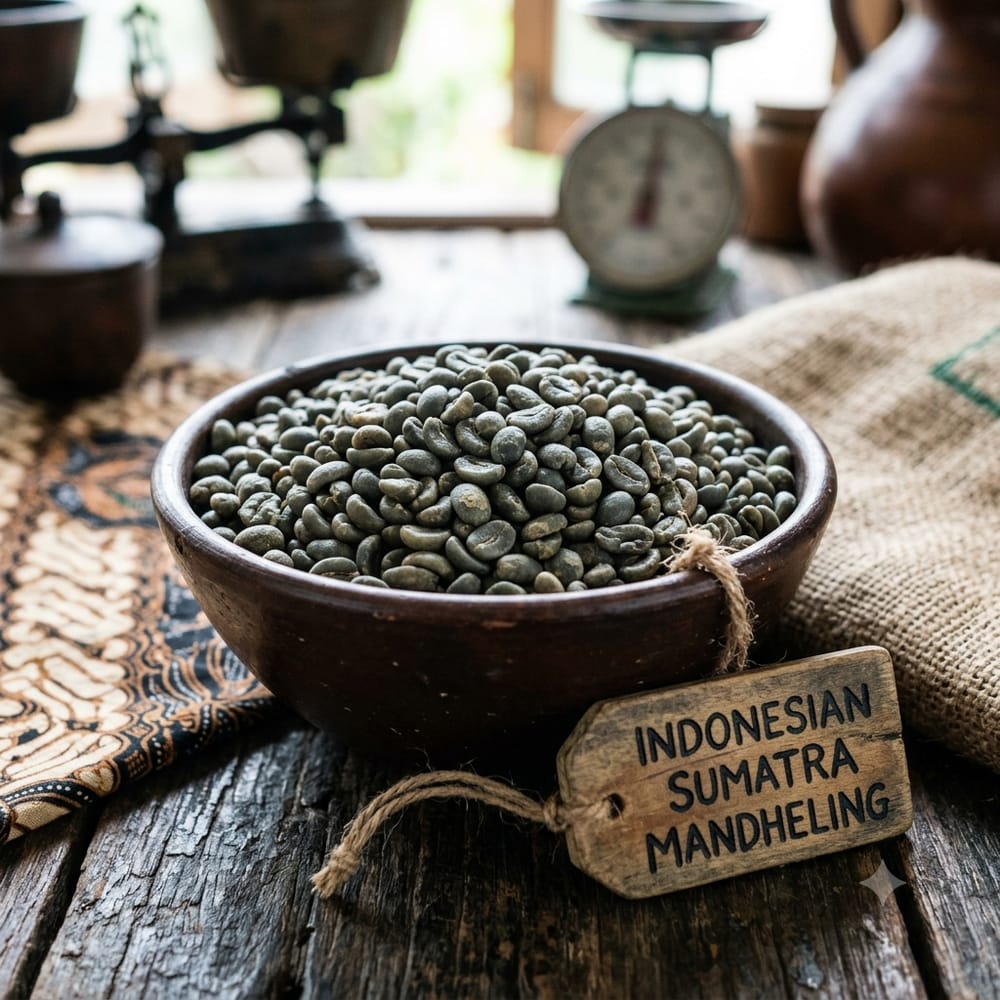 Indonesian Sumatra Mandheling Green Coffee